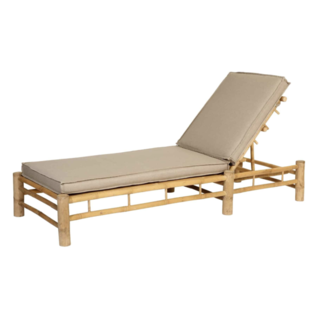 3x Liggbedden Bamboo Exotan, Bruin